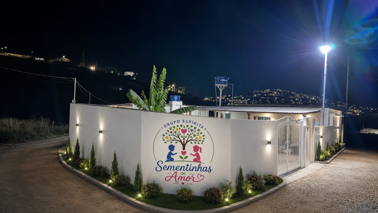 Imagem ilustrativa de como ficará a sede do Grupo Espírita Sementinhas de Amor